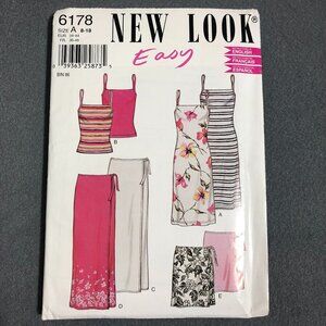 Ladies Sundress Skirt & Cami Top Pattern Look 6178